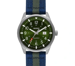 Relógio Orient Solartech MBSS1453 Prata Verde Troca Pulseira | Taniguchi Relógios - imagem 6