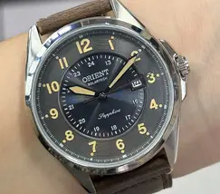 Relógio Orient Solartech MBSS1534 Prata Safira Pulseira Extra | Taniguchi Relógios - imagem 1