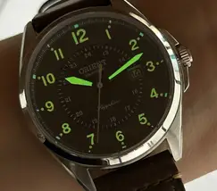 Relógio Orient Solartech MBSS1534 Prata Safira Pulseira Extra | Taniguchi Relógios - imagem 6