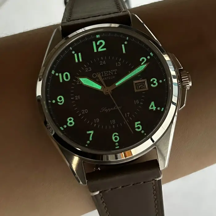 Relógio Orient Solartech MBSS1534 Prata Safira Pulseira Extra | Taniguchi Relógios