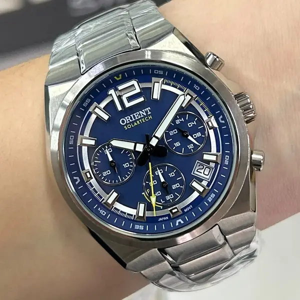 Orient Solartech Cronografo ST NEOSports MBSSC281 Azul