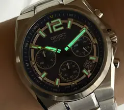Relógio Orient Solartech Cronógrafo MBSSC281 Prata | Taniguchi Relógios - imagem 6
