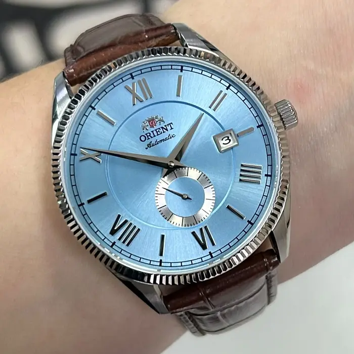 Relógio Orient Automático Special Calibers YN6SC032 Azul Celeste | Taniguchi Relógios