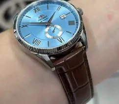 Relógio Orient Automático Special Calibers YN6SC032 Azul Celeste | Taniguchi Relógios - imagem 5