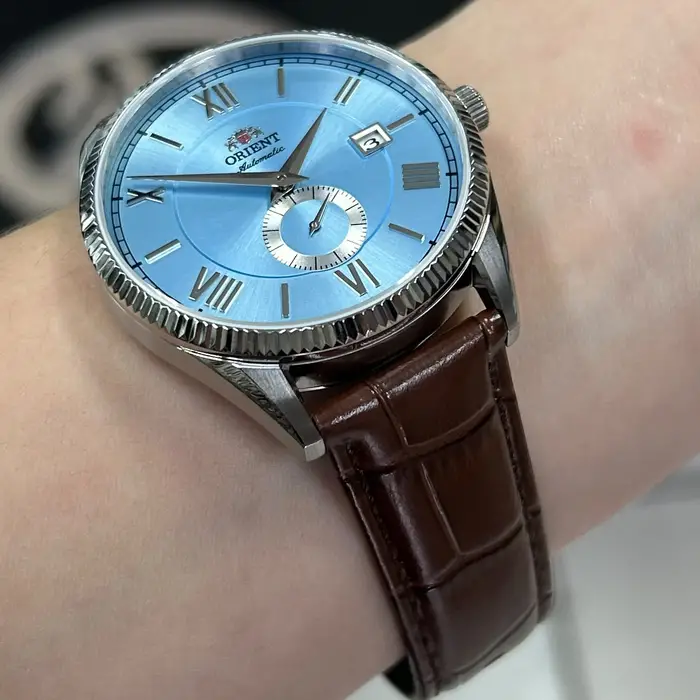 Relógio Orient Automático Special Calibers YN6SC032 Azul Celeste | Taniguchi Relógios