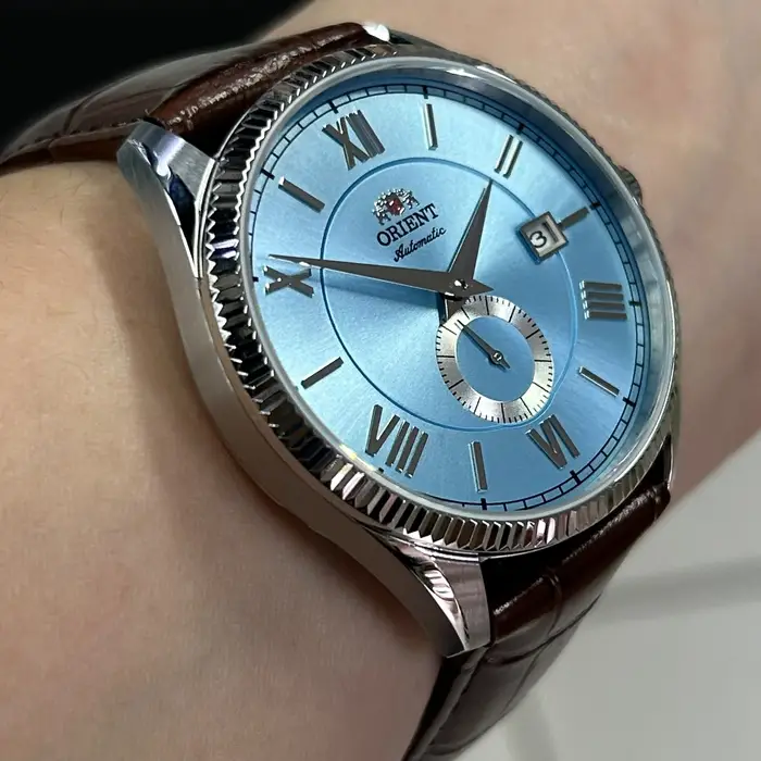 Relógio Orient Automático Special Calibers YN6SC032 Azul Celeste | Taniguchi Relógios