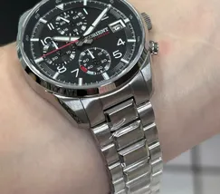 Relógio Orient Solartech Cronógrafo MBSSC308 Prata | Taniguchi Relógios - imagem 5