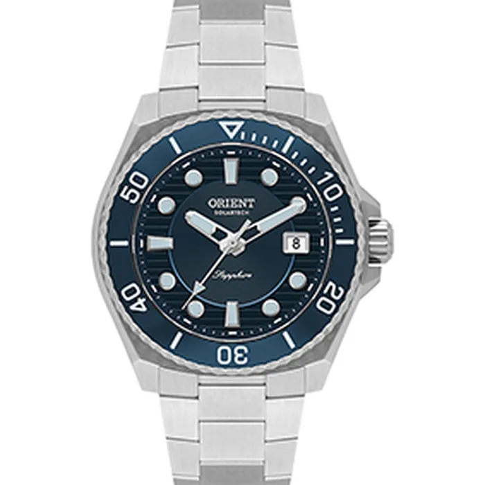 Relógio Orient Solartech ST Elite Sea MBSS1538 Azul | Taniguchi Relógios