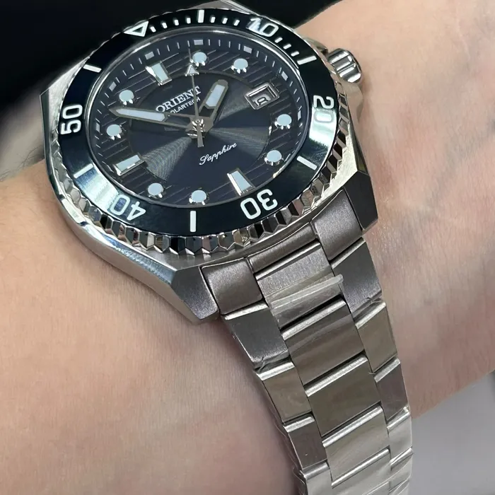Relógio Orient Solartech ST Elite Sea MBSS1538 Azul | Taniguchi Relógios