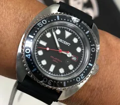 Relógio Orient Solartech Turtle MBSP1038 Prata | Taniguchi Relógios - imagem 1