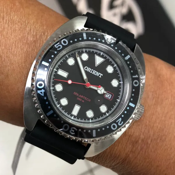 Orient Solartech Sports turtle Diver MBSP1038 Preto