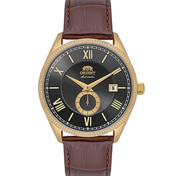 Orient 3 Estrelas Automático dourado Special Calibers YN6GC032 Preto
