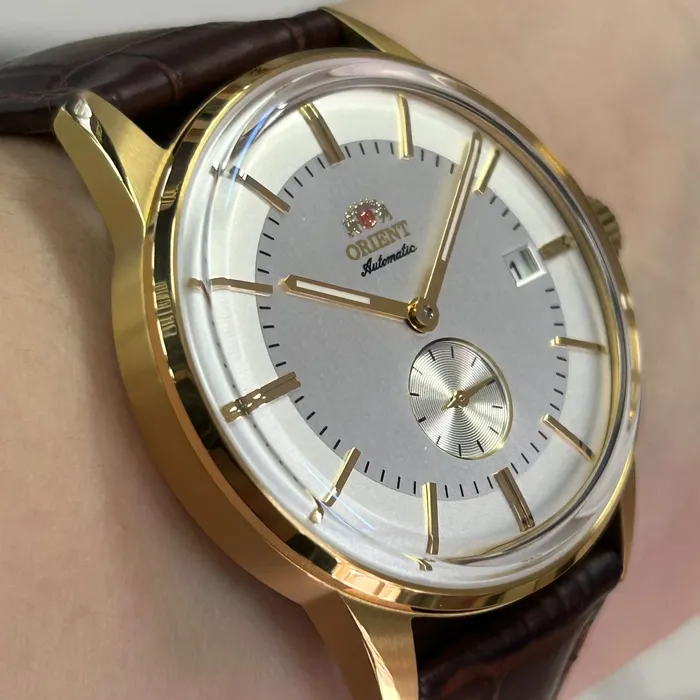 Relógio Orient original Automático Special Calibers YN6GC030 IPG Dourado 37mm | Taniguchi Relógios