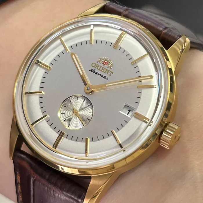 Relógio Orient original Automático Special Calibers YN6GC030 IPG Dourado 37mm | Taniguchi Relógios