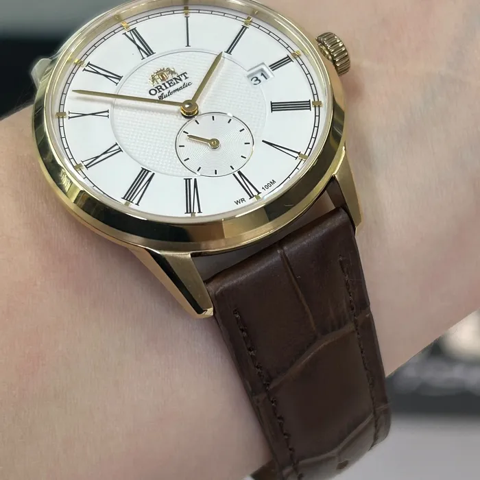 Relógio Orient Automático Special Calibers YN6GC035 IPG Dourado 36mm | Taniguchi Relógios