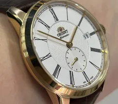 Relógio Orient Automático Special Calibers YN6GC035 IPG Dourado 36mm | Taniguchi Relógios - imagem 3