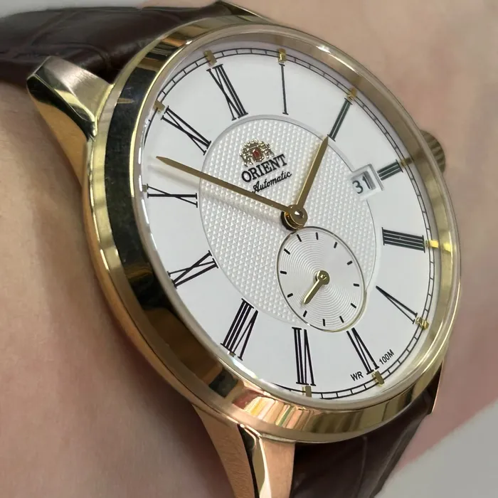 Relógio Orient Automático Special Calibers YN6GC035 IPG Dourado 36mm | Taniguchi Relógios