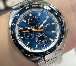 Relógio Orient Solartech Cronógrafo MBSSC298 Azul 42mm | Taniguchi Relógios - imagem 1