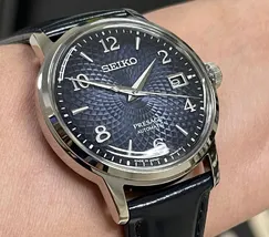Seiko Presage Cocktail Time SRPE43J1 Old Clock Azul | Taniguchi Relógios - imagem 3