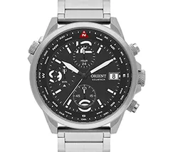 Relógio Orient Solartech Cronógrafo MBSSC287 Prata 44mm | Taniguchi Relógios - imagem 2