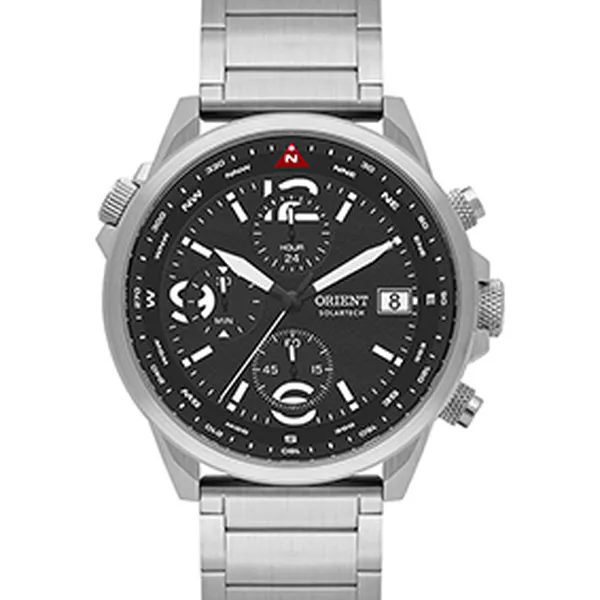 Orient Solartech Cronografo MBSSC287 Preto