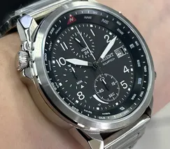 Relógio Orient Solartech Cronógrafo MBSSC287 Prata 44mm | Taniguchi Relógios - imagem 3
