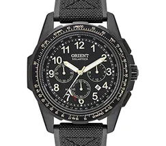 Relógio Orient Solartech Sports Pilot MPSNC007 Preto 45mm | Taniguchi Relógios - imagem 2