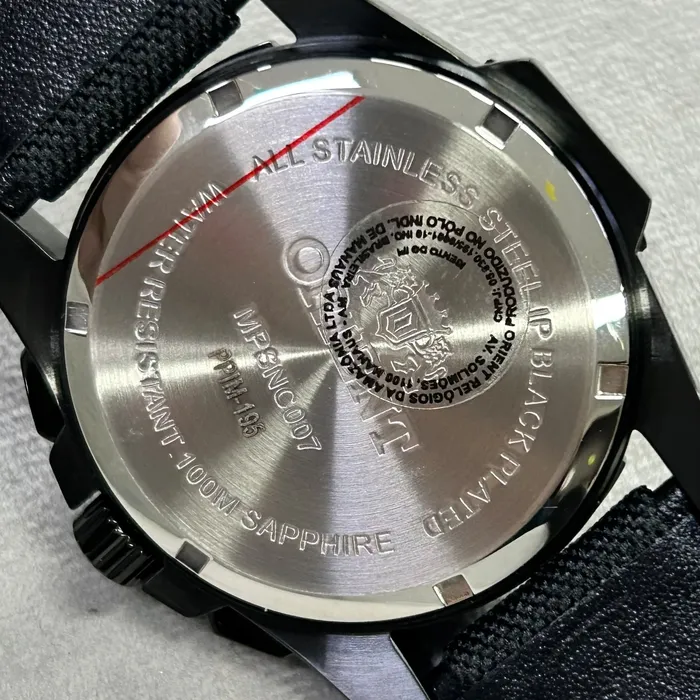 Relógio Orient Solartech Sports Pilot MPSNC007 Preto 45mm | Taniguchi Relógios