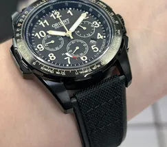 Relógio Orient Solartech Sports Pilot MPSNC007 Preto 45mm | Taniguchi Relógios - imagem 5