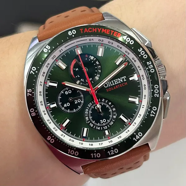 Orient Solartech Cronografo perpetual Calendar MBSCC070 E1MX Verde