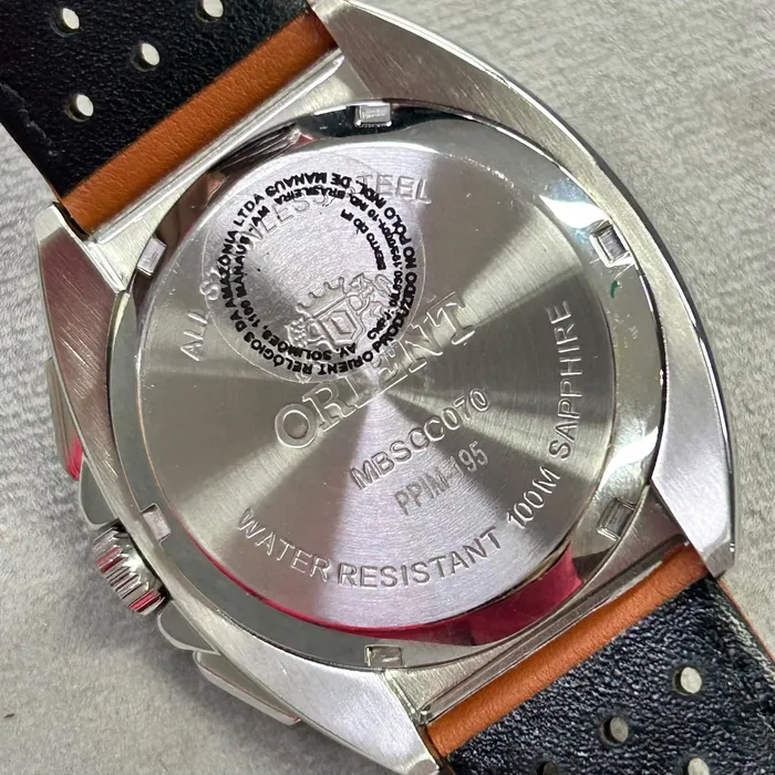 Relógio Orient Solartech Elite Land MBSCC070 Verde 42mm | Taniguchi Relógios