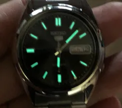 Relógio Seiko 5 Sports Automático SNXS79B1 Preto 37mm | Taniguchi Relógios - imagem 5