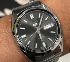 Relógio Seiko 5 Sports Automático SNXS79B1 Preto 37mm | Taniguchi Relógios - imagem 1
