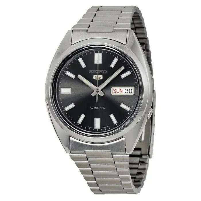 Relógio Seiko 5 Sports Automático SNXS79B1 Preto 37mm | Taniguchi Relógios