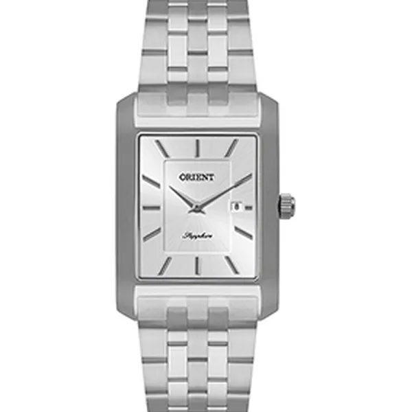 Orient Quartzo Eternal "Tank" GBSS1059 branco