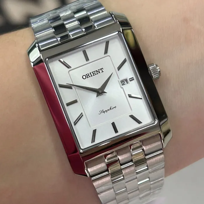 Relógio Orient Eternal Tank Quartz GBSS1059 Prata 29mm | Taniguchi Relógios