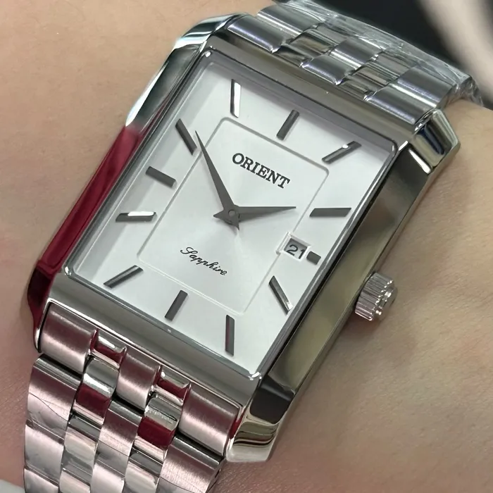 Relógio Orient Eternal Tank Quartz GBSS1059 Prata 29mm | Taniguchi Relógios