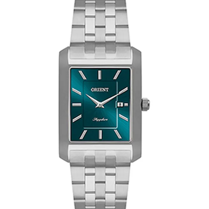 Relógio Orient Eternal Tank Quartz GBSS1059-E1SX Verde 29mm | Taniguchi Relógios