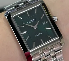 Relógio Orient Eternal Tank Quartz GBSS1059-E1SX Verde 29mm | Taniguchi Relógios - imagem 1