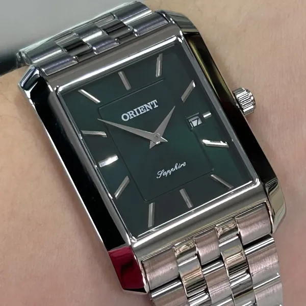 Orient Quartzo Eternal "Tank" GBSS1059 Verde