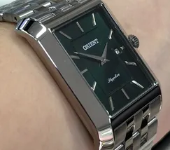 Relógio Orient Eternal Tank Quartz GBSS1059-E1SX Verde 29mm | Taniguchi Relógios - imagem 3