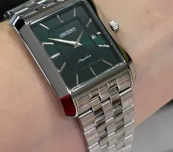 Relógio Orient Eternal Tank Quartz GBSS1059-E1SX Verde 29mm | Taniguchi Relógios - imagem 5