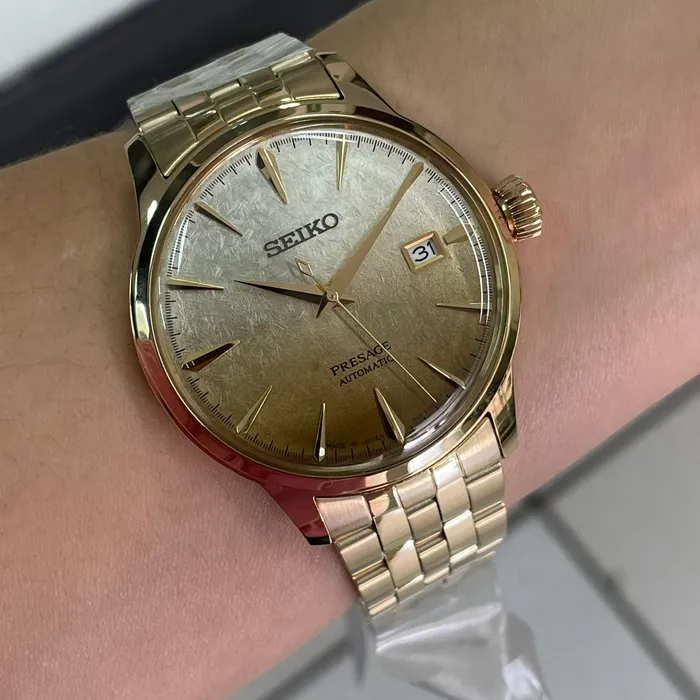 Seiko Presage Automático Cocktail time SRPK46J1  Beer Julep