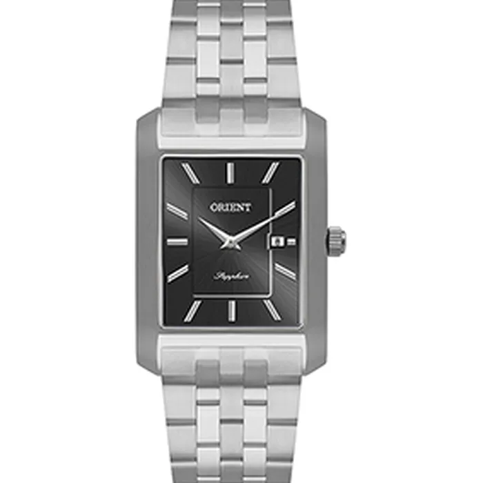 Relógio Orient Eternal Tank Quartz GBSS1059-P1SX Preto 29mm | Taniguchi Relógios