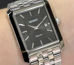 Relógio Orient Eternal Tank Quartz GBSS1059-P1SX Preto 29mm | Taniguchi Relógios - imagem 1