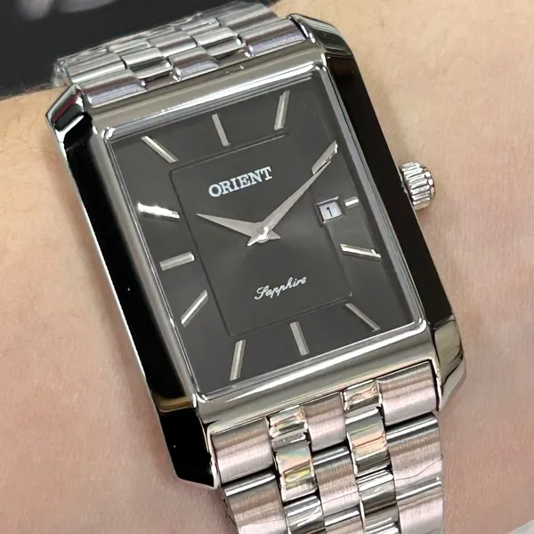 Orient Quartzo Eternal "Tank" GBSS1059 Preto