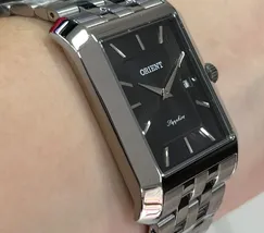 Relógio Orient Eternal Tank Quartz GBSS1059-P1SX Preto 29mm | Taniguchi Relógios - imagem 3