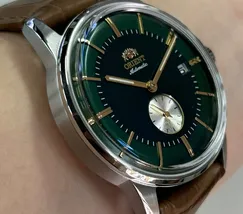 Relógio Orient Automático Special Calibers YN6SC030 Verde 37mm | Taniguchi Relógios - imagem 3