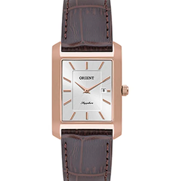 Orient Quartzo Eternal "Tank" GRSC1004-S1NX branco