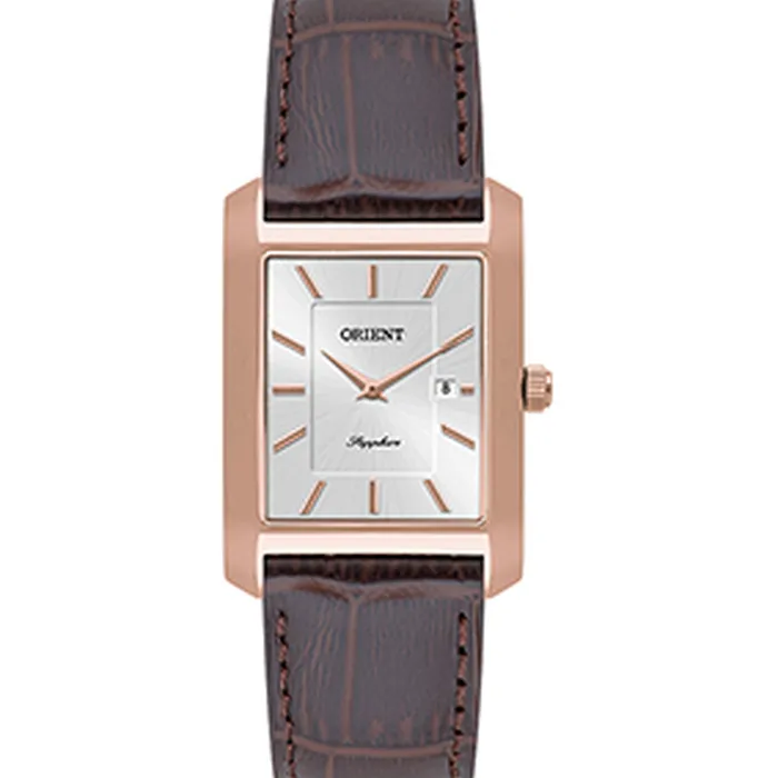 Relógio Orient Eternal Tank Quartz GRSC1004-S1NX Branco 29mm | Taniguchi Relógios